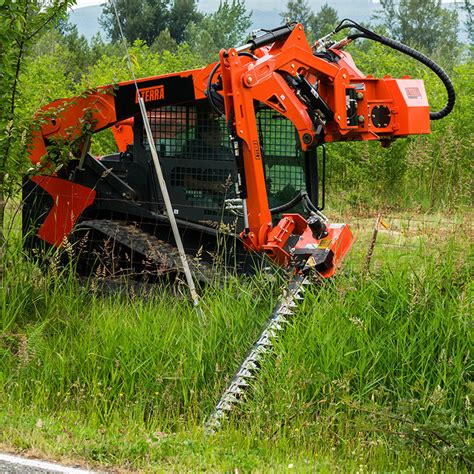 boom mounted skid steer mowers|hydraulic mower attachment skid steer.